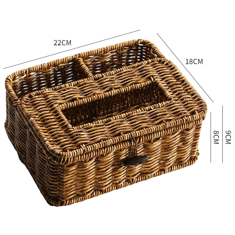 Handwoven Multi-Compartment Storage Caddy Stornfield