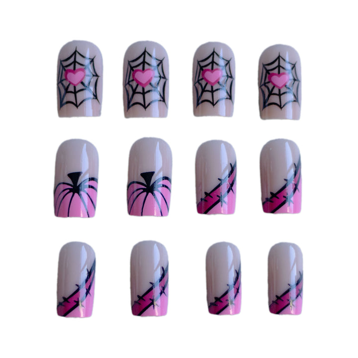 Halloween-Themed Press-On Nail Set Stornfield