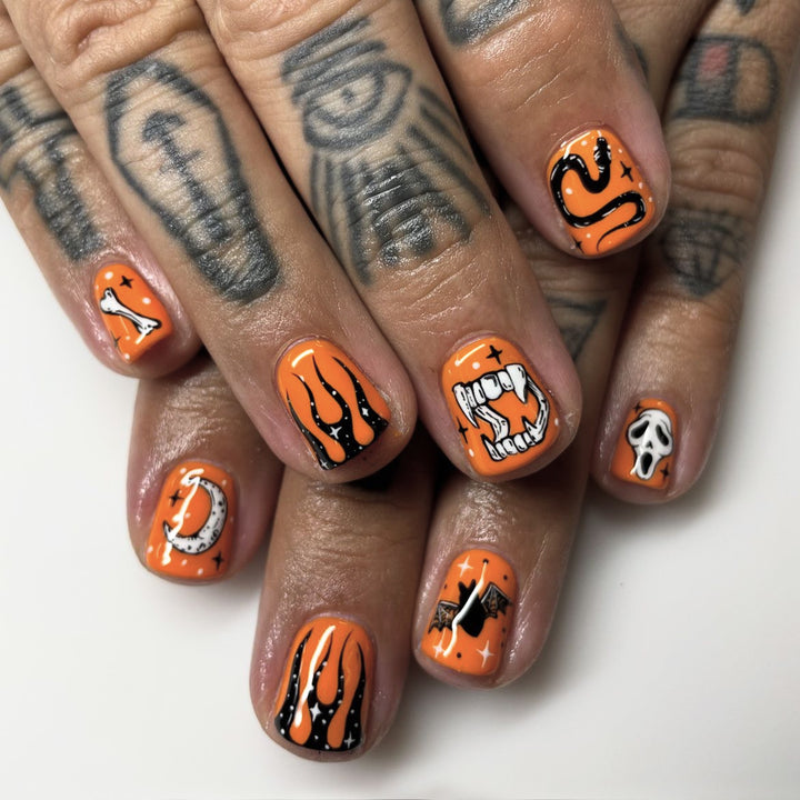 Creative Nail Art Set with Halloween Motifs Stornfield