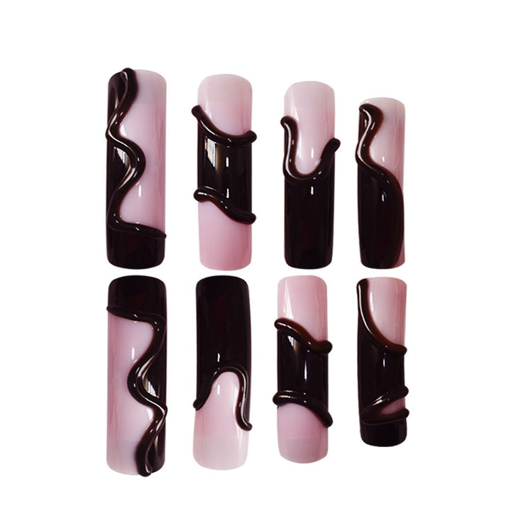 Glamorous 3D Long Stiletto Press-On Nails Stornfield