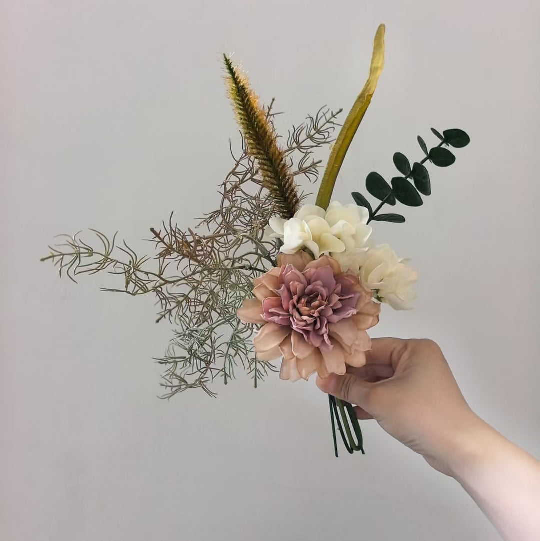 Lifelike Succulent Flower Bouquet