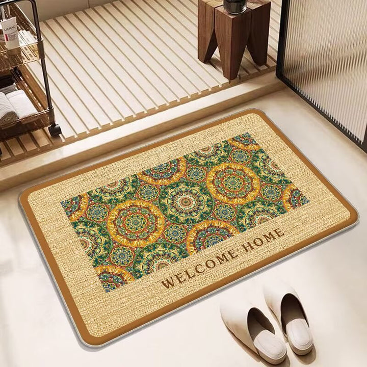 Butterfly-Inspired Decorative Bath Mat Stornfield