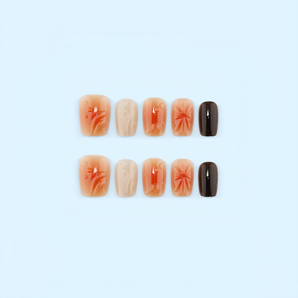 Elegant artificial nails in Boho style Stornfield