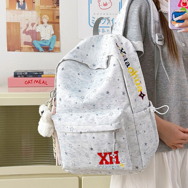 Casual Star-Embellished Backpack Stornfield 1791205546