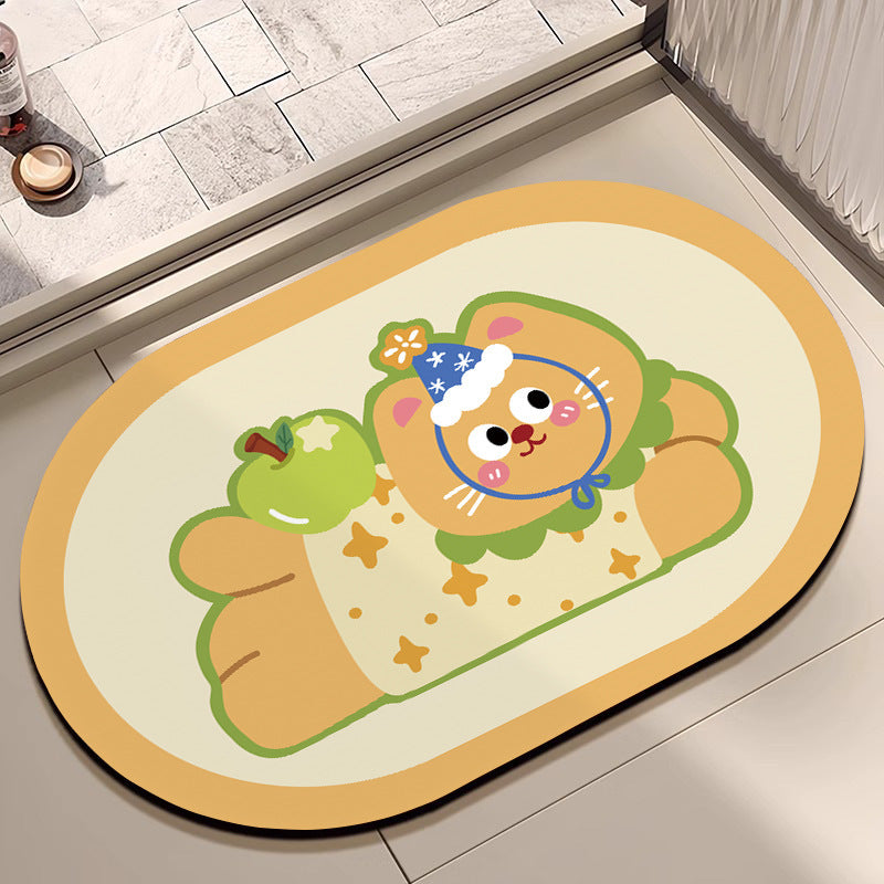 Cartoon Character Bathroom Mat