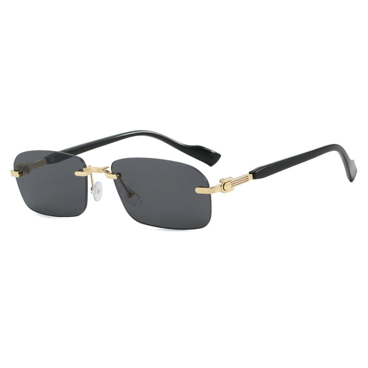 Women's sunglasses with elegant metal frame and stylish wood details Stornfield