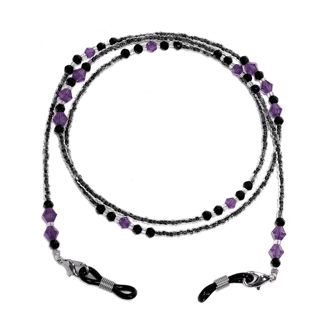 Elegant Purple Beaded Eyewear Chain Stornfield