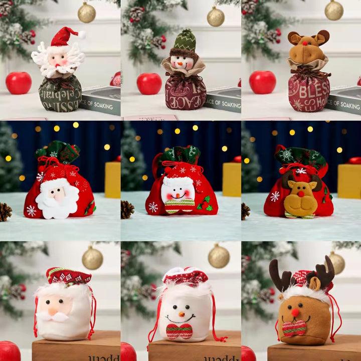 Cute Christmas gnome with gift sack Stornfield