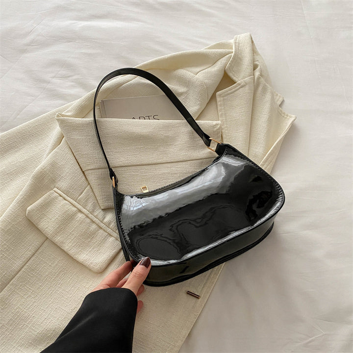 Chic Patent Leather Shoulder Bag Stornfield