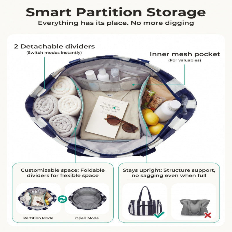 Spacious Multi-Compartment Utility Tote Stornfield