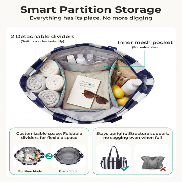 Spacious Multi-Compartment Utility Tote Stornfield