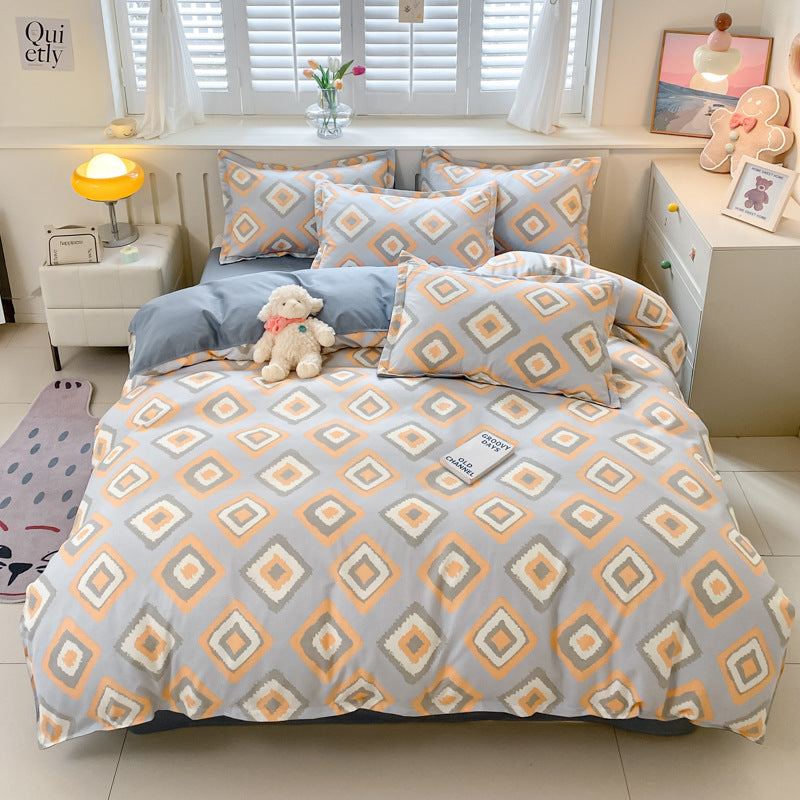 Floral Printed Duvet Cover Set