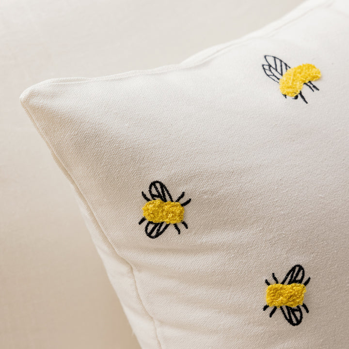 Fluffy decorative pillow with modern patterns