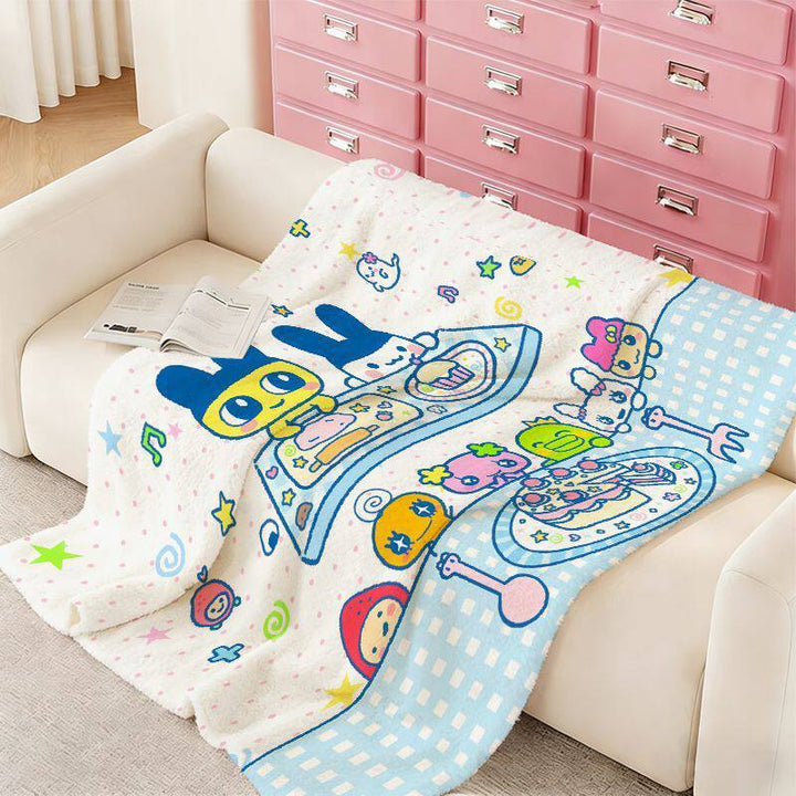 Cartoon-Themed Cozy Blanket