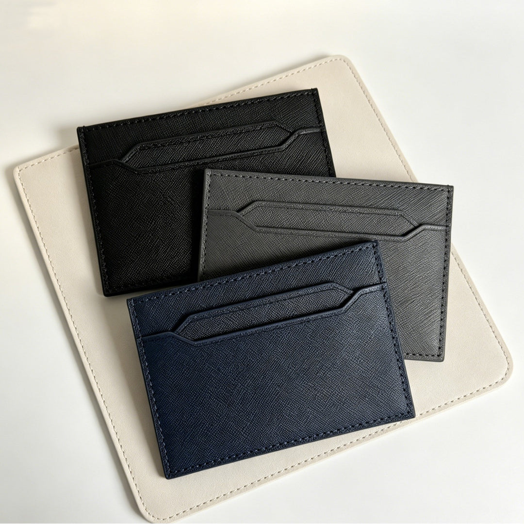 Sleek Leather Card Holder Stornfield