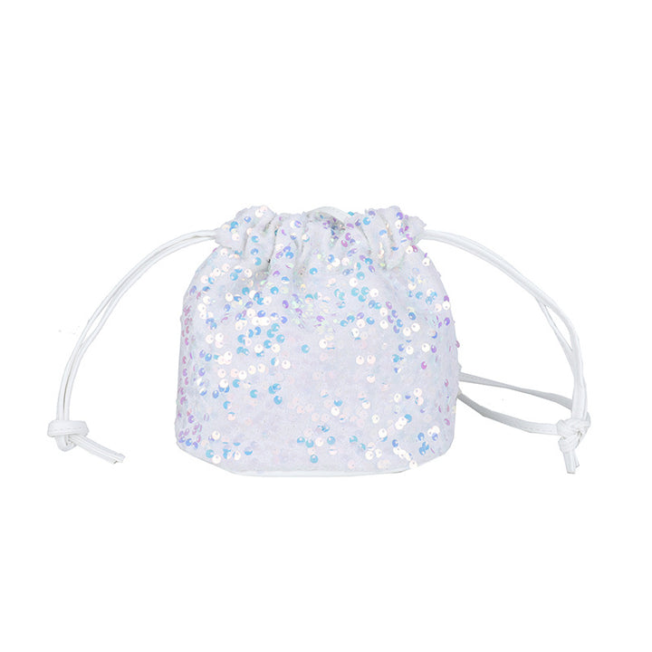 Glittery Sequin Drawstring Mini Bag Stornfield