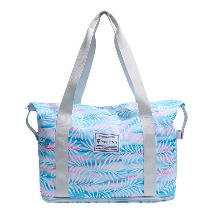 Tropical Pattern Travel Duffle Bag