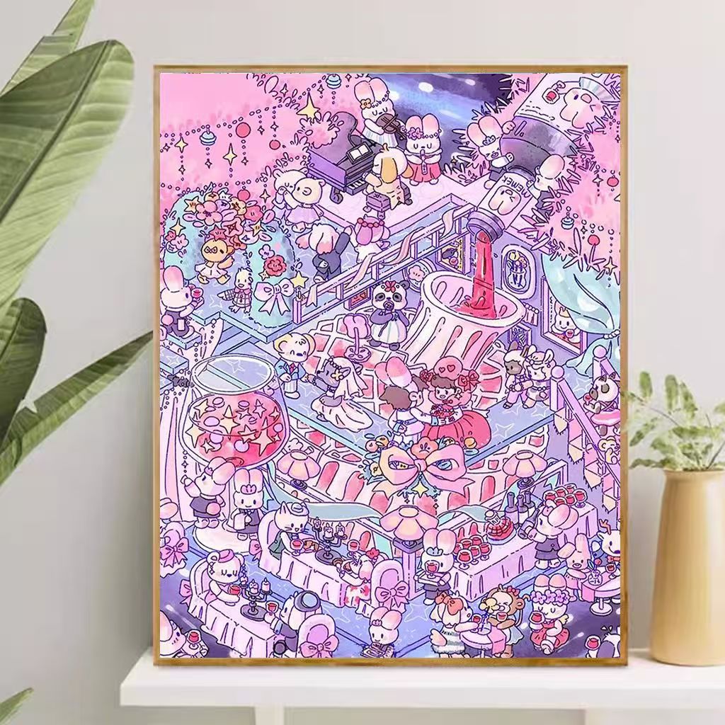 Playful Cartoon-Themed Art Canvas Stornfield