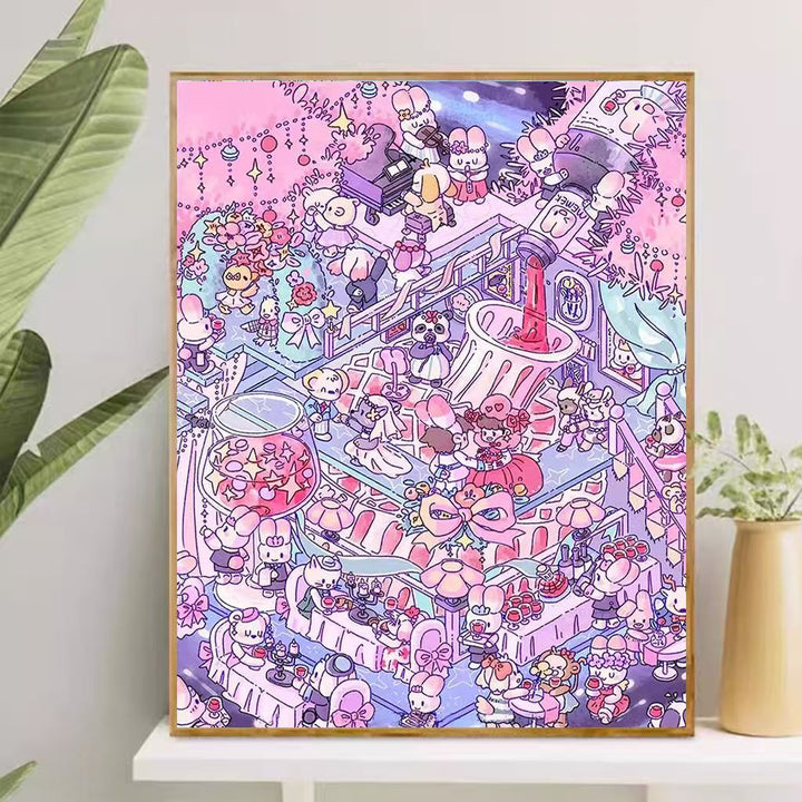 Playful Cartoon-Themed Art Canvas Stornfield