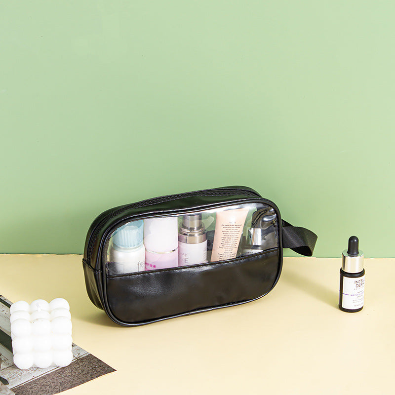 Cosmetic bag with transparent compartments Stornfield