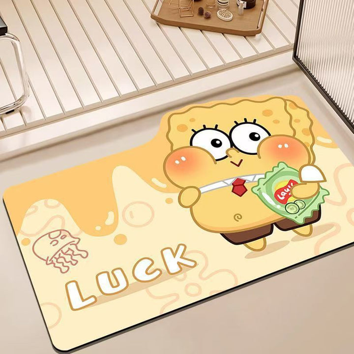 Cartoon Character Themed Bath Mat Stornfield