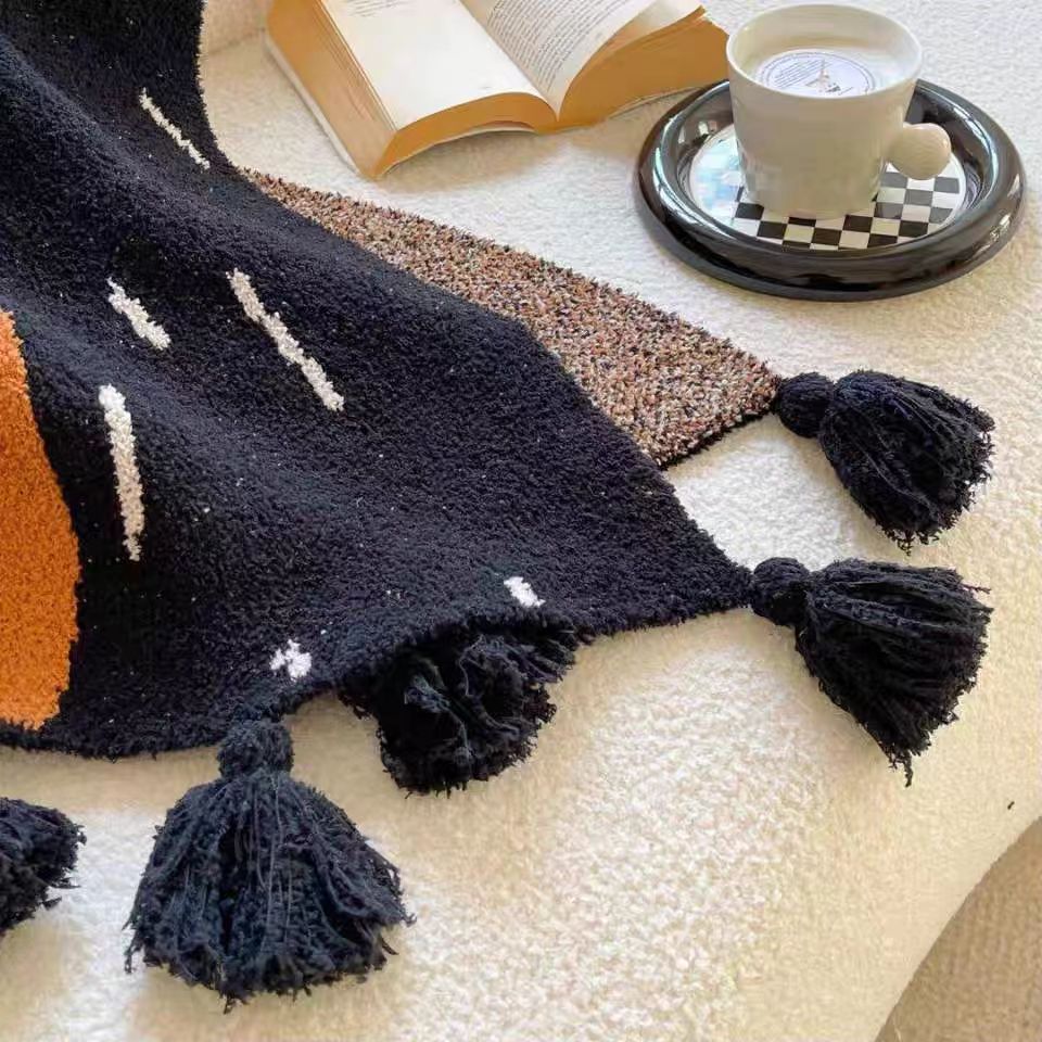 Decorative Knit Blanket