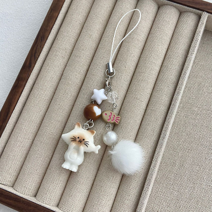 Cat-Themed Charm Keychain Stornfield