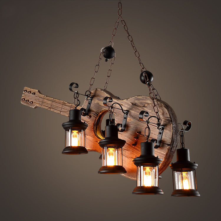 Artistic Guitar-Shaped Chandelier