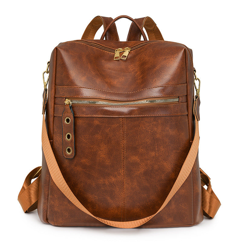 Premium Leather Multi-Functional Backpack Stornfield
