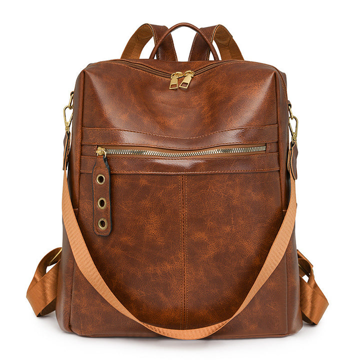Premium Leather Multi-Functional Backpack Stornfield