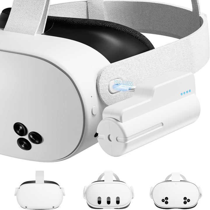 VR-Headset with high-performance battery Stornfield
