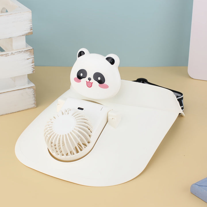 Women's Portable Handheld Fan with Panda Design Stornfield