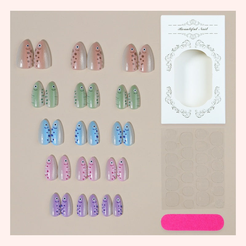 Creative nail art set with artistic patterns Stornfield