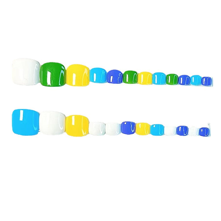Vibrant Multi-Colored Nail Art Stornfield