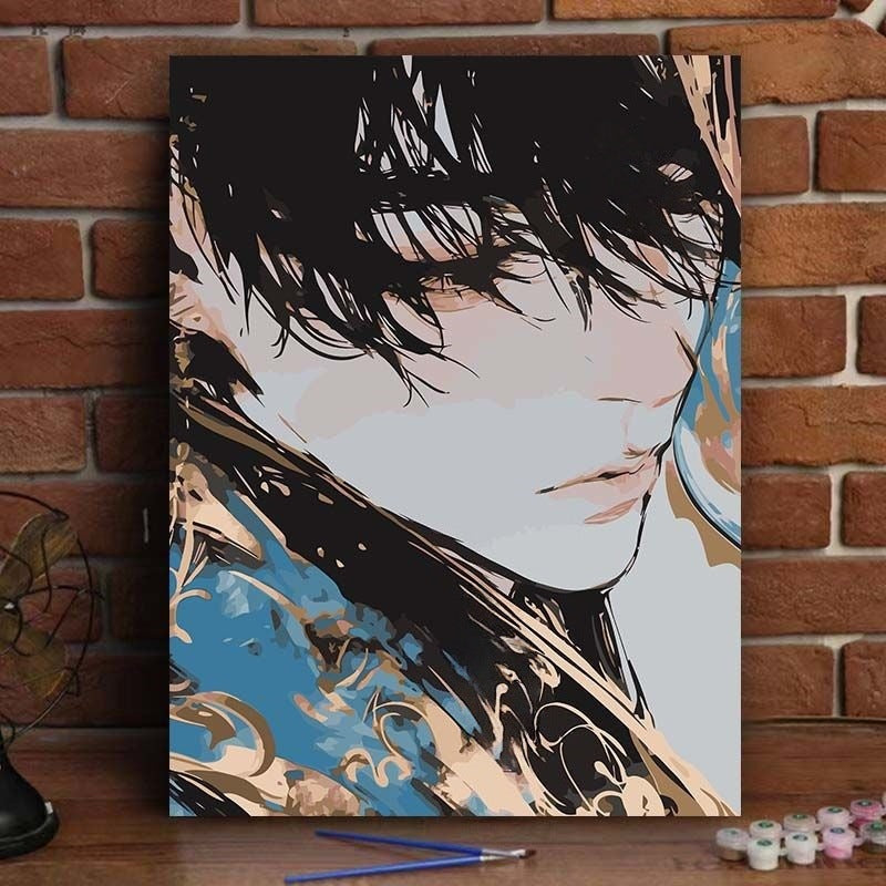 Abstract Art Portrait Canvas Print Stornfield