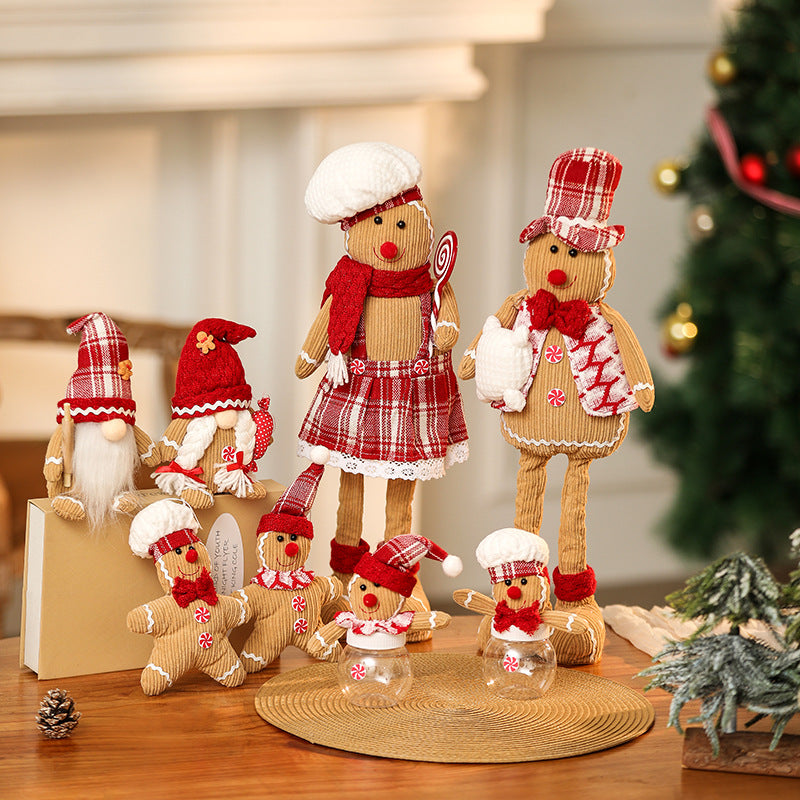 Cute Gingerbread Man Decoration Figure Stornfield