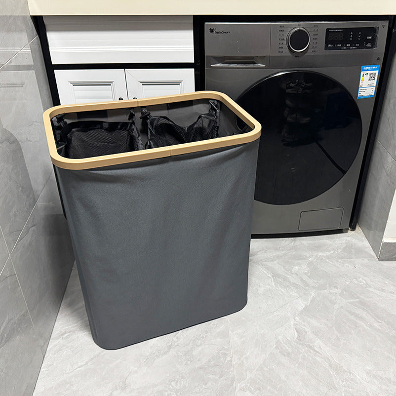 Modern laundry basket with removable lid and carrying handles Stornfield