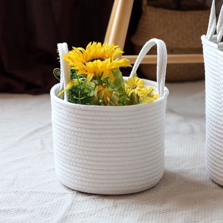 Stylish storage basket with handles Stornfield