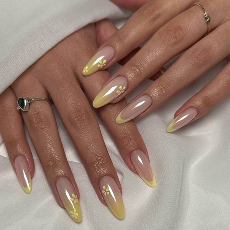 Floral Accent Gel Nail Art Stornfield