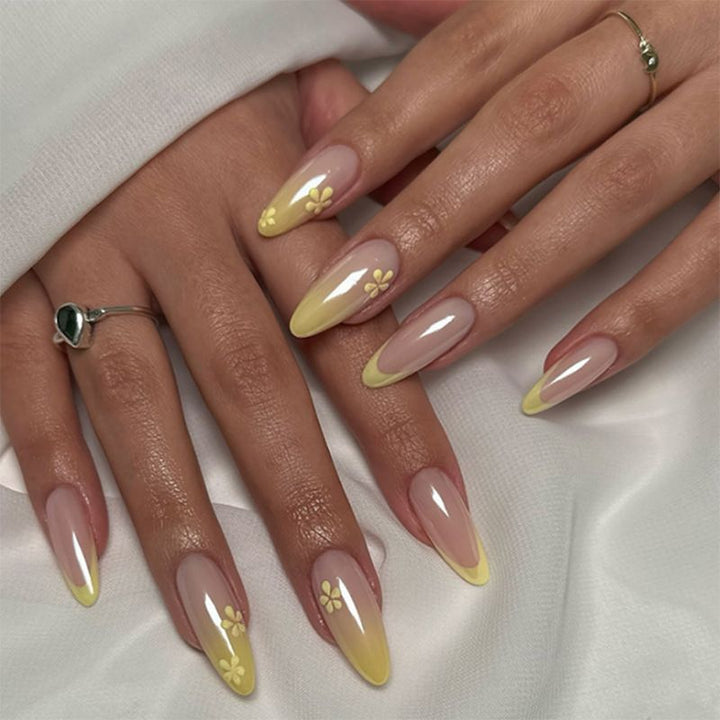 Floral Accent Gel Nail Art Stornfield