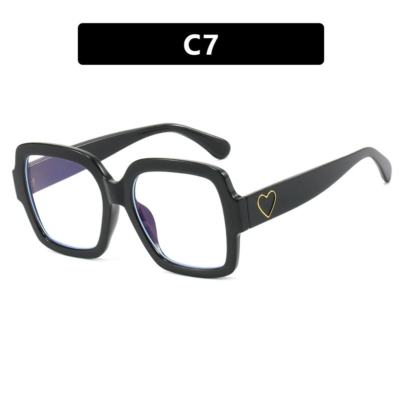 Women's square sunglasses with playful heart detail Stornfield
