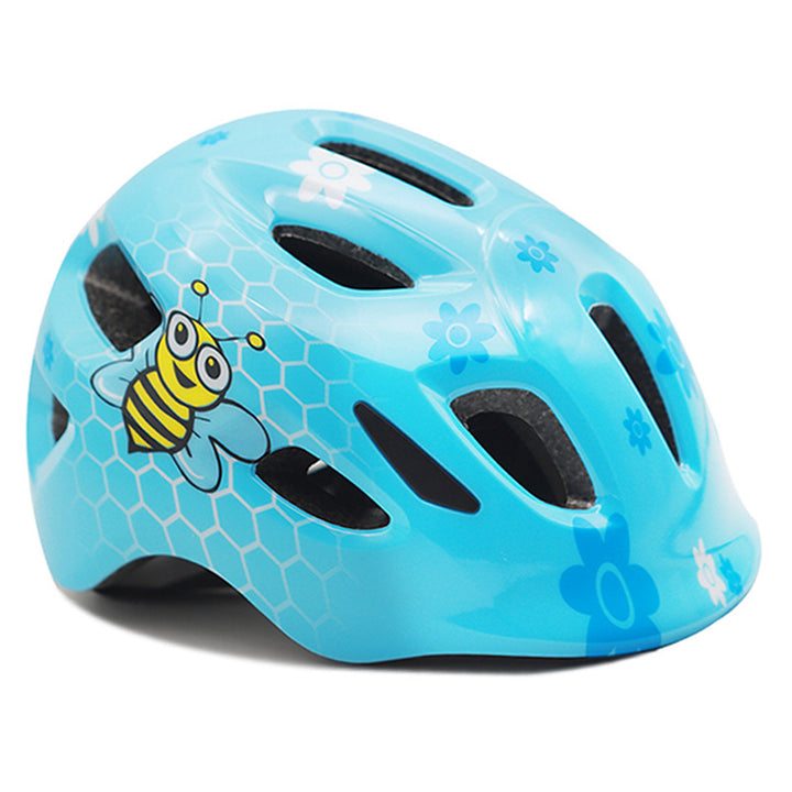 Kids Bicycle Helmet with Colorful Bee Design Stornfield