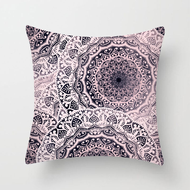 Bohemian Geometric Throw Pillow