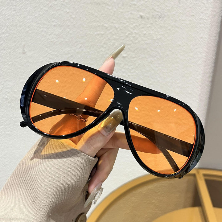 Sporty Oversized Shield Sunglasses Stornfield