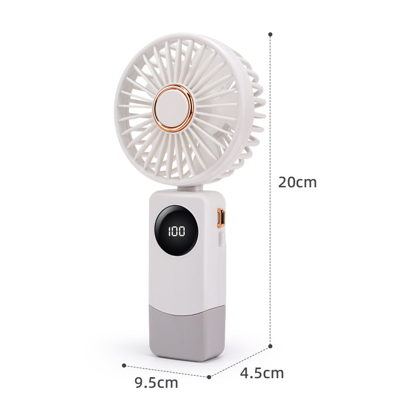 Women's portable 90-degree digital fan Stornfield