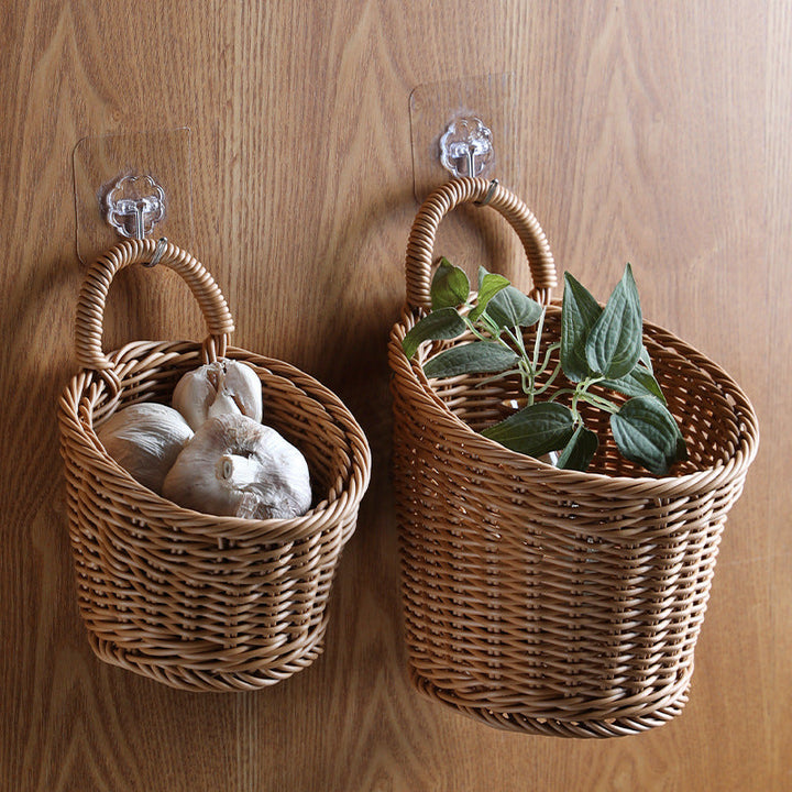 Handcrafted Wicker Storage Basket Stornfield