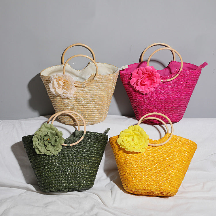 Handbag with Floral Accents Stornfield