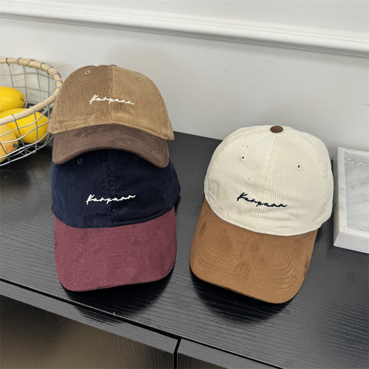 Men's Corduroy Brimmed Baseball Cap Stornfield