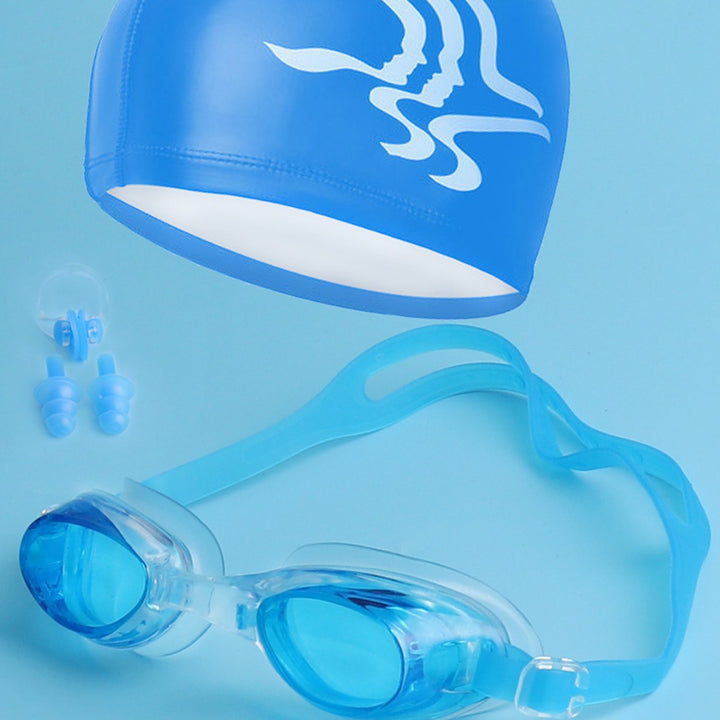 Swim set with comfortable swim cap and ear protection Stornfield