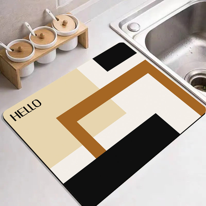 Cute Cartoon Food-Themed Kitchen Mat Stornfield